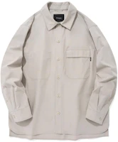 COVERNAT SS23 Solid Beige Single-Breasted Collar Jacket Unisex CO2301SH10BE COVERNAT SS23 Solid Beige Single-Breasted Collar Jacket Unisex CO2301SH10BE