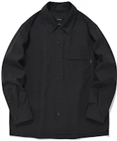 COVERNAT SS23 Solid Color Collared Single-Breasted Jacket Unisex Charcoal Gray CO2301SH10CH COVERNAT SS23 Solid Color Collared Single-Breasted Jacket Unisex Charcoal Gray CO2301SH10CH