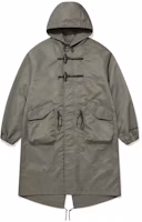 COVERNAT SS23 Solid Color Long Hooded Coat Military Green CO2303JK13OL COVERNAT SS23 Solid Color Long Hooded Coat Military Green CO2303JK13OL