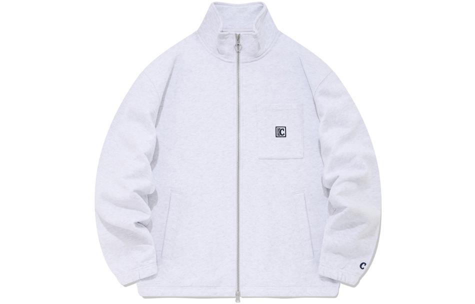 COVERNAT SS23 Unisex Solid Color Comfort Zip-Up Jacket Grey CO2301HZ02HG
