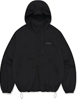 COVERNAT SS24 Black Logo Hooded Foldable Jacket. CO2401JK15BK COVERNAT SS24 Black Logo Hooded Foldable Jacket. CO2401JK15BK