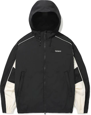 COVERNAT SS24 拼色棒球袖連帽外套 男款 黑色 CO2401JK16BK Buy COVERNAT SS24 拼色棒球袖連帽外套 男款 黑色 CO2401JK16BK