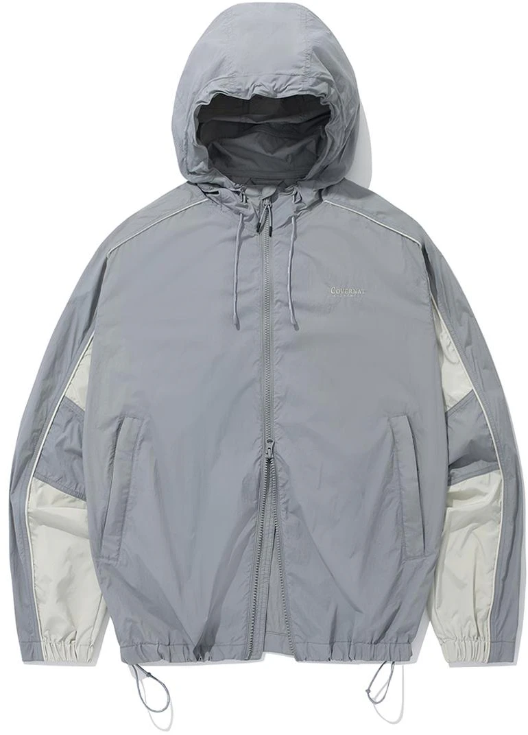 covernat-ss-24-colorblock-raglan-sleeve-hoodie-jacket-men-s-gray-co-2401-jk-16-gr