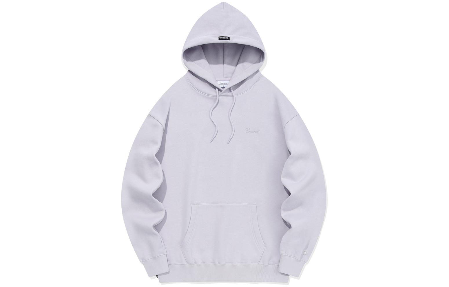 COVERNAT SS24 Cursive Logo Oversized Hoodie Men’s Light Purple CO2401HD05TP