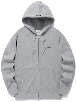 COVERNAT SS24 Embroidered Logo Zip-Up Hoodie Grey (). CO2401HZ01MG Buy COVERNAT SS24 Embroidered Logo Zip-Up Hoodie Grey (). CO2401HZ01MG