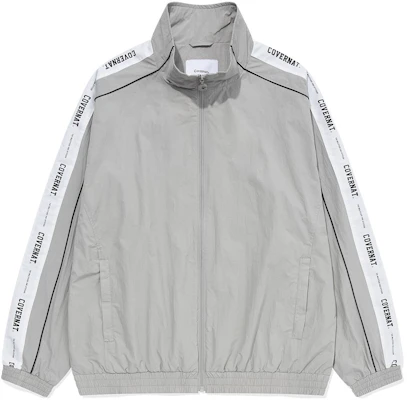 Chaqueta Gris COVERNAT SS24 con Cinta de Color y Logo Impreso. CO2401JK03GR Buy Chaqueta Gris COVERNAT SS24 con Cinta de Color y Logo Impreso. CO2401JK03GR