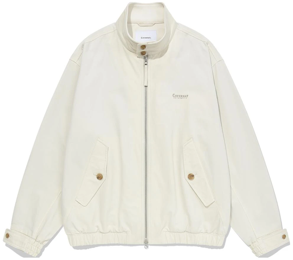 covernat-ss-24-ivory-loose-fit-drop-shoulder-zip-up-jacket-co-2401-jk-06-iv