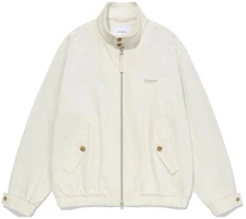 COVERNAT SS24 Ivory Loose-Fit Drop Shoulder Zip-Up Jacket. CO2401JK06IV COVERNAT SS24 Ivory Loose-Fit Drop Shoulder Zip-Up Jacket. CO2401JK06IV