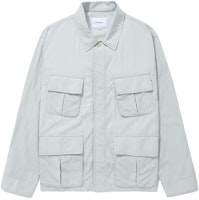 COVERNAT SS24 Light Gray Multi-Pocket Hidden Button Jacket Outerwear CO2401JK13LG COVERNAT SS24 Light Gray Multi-Pocket Hidden Button Jacket Outerwear CO2401JK13LG