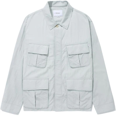 COVERNAT SS24 Jaket Abu Muda Multi-Pocket Kancing Tersembunyi Outerwear CO2401JK13LG Buy COVERNAT SS24 Jaket Abu Muda Multi-Pocket Kancing Tersembunyi Outerwear CO2401JK13LG