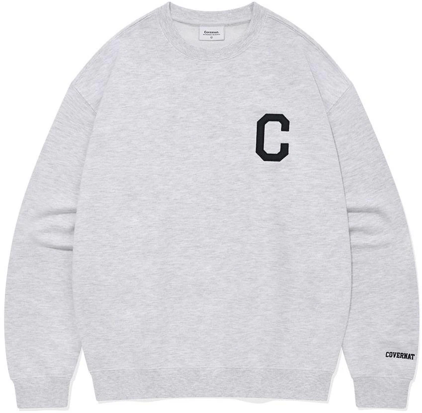 covernat-ss-24-logo-crewneck-oversized-sweatshirt-unisex-in-ash-gray-co-2401-cr-15-hg