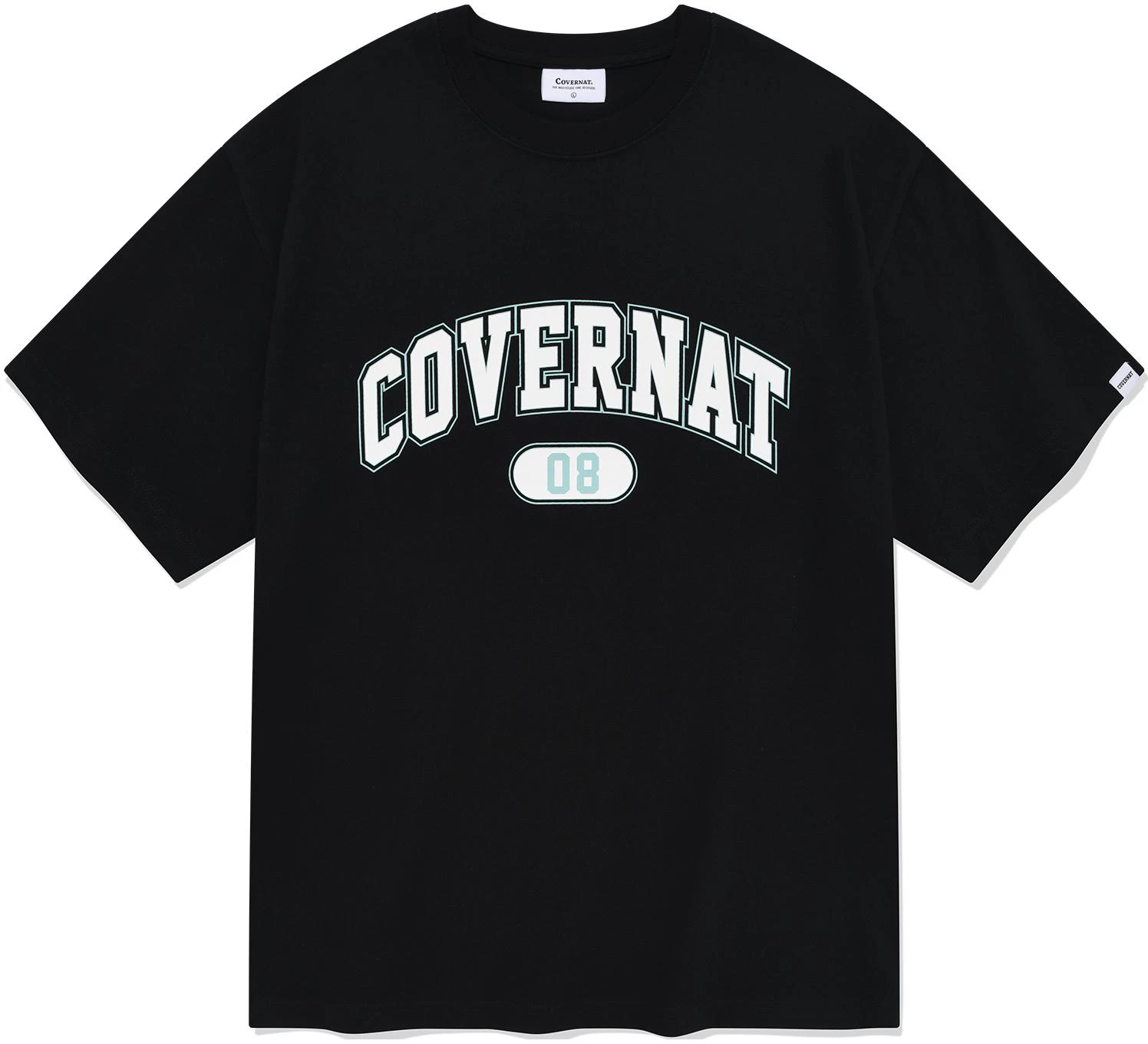 covernat-ss-24-logo-crewneck-short-sleeve-t-shirt-black-co-2402-st-29-bk