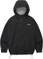 COVERNAT SS24 Logo Drawstring Hem Hooded Jacket Unisex BLACK CO2401JK21BK COVERNAT SS24 Logo Drawstring Hem Hooded Jacket Unisex BLACK CO2401JK21BK