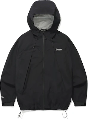 COVERNAT SS24 Logo Drawstring Hem Hooded Jacket Unisex BLACK CO2401JK21BK Buy COVERNAT SS24 Logo Drawstring Hem Hooded Jacket Unisex BLACK CO2401JK21BK