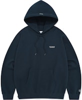 COVERNAT SS24 Navy Blue Unisex Hoodie with Chest Logo. CO2401HD10NA COVERNAT SS24 Navy Blue Unisex Hoodie with Chest Logo. CO2401HD10NA