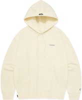 COVERNAT SS24 Unisex Beige Hoodie with Chest Logo. CO2401HD10EC COVERNAT SS24 Unisex Beige Hoodie with Chest Logo. CO2401HD10EC