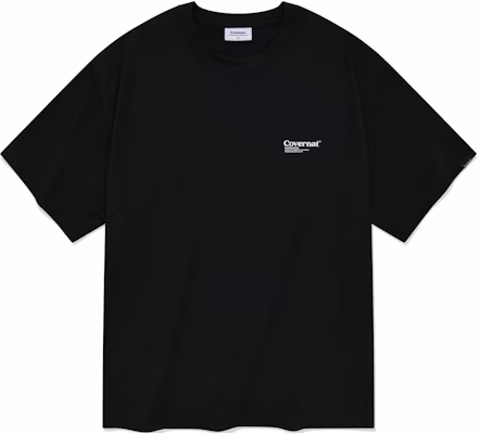 COVERNAT SS24 Vintage Washed Relaxed Fit Black Logo T-Shirt for Men CO2402ST32BK Buy COVERNAT SS24 Vintage Washed Relaxed Fit Black Logo T-Shirt for Men CO2402ST32BK