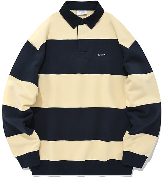 covernat-striped-navy-blue-long-sleeve-pullover-sweatshirt-unisex-co-2203-cr-09-na