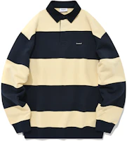 COVERNAT Striped Navy Blue Long Sleeve Pullover Sweatshirt Unisex CO2203CR09NA COVERNAT Striped Navy Blue Long Sleeve Pullover Sweatshirt Unisex CO2203CR09NA