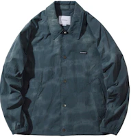 COVERNAT Tie-Dye Raglan Long-Sleeve Jacket - Dark Green CO2101JK02DP COVERNAT Tie-Dye Raglan Long-Sleeve Jacket - Dark Green CO2101JK02DP