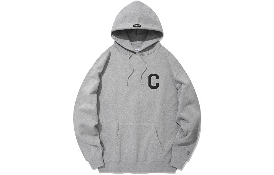 COVERNAT Unisex Embroidered C Letter Hoodie - Casual Streetwear Pullover. CO0000HD01MG