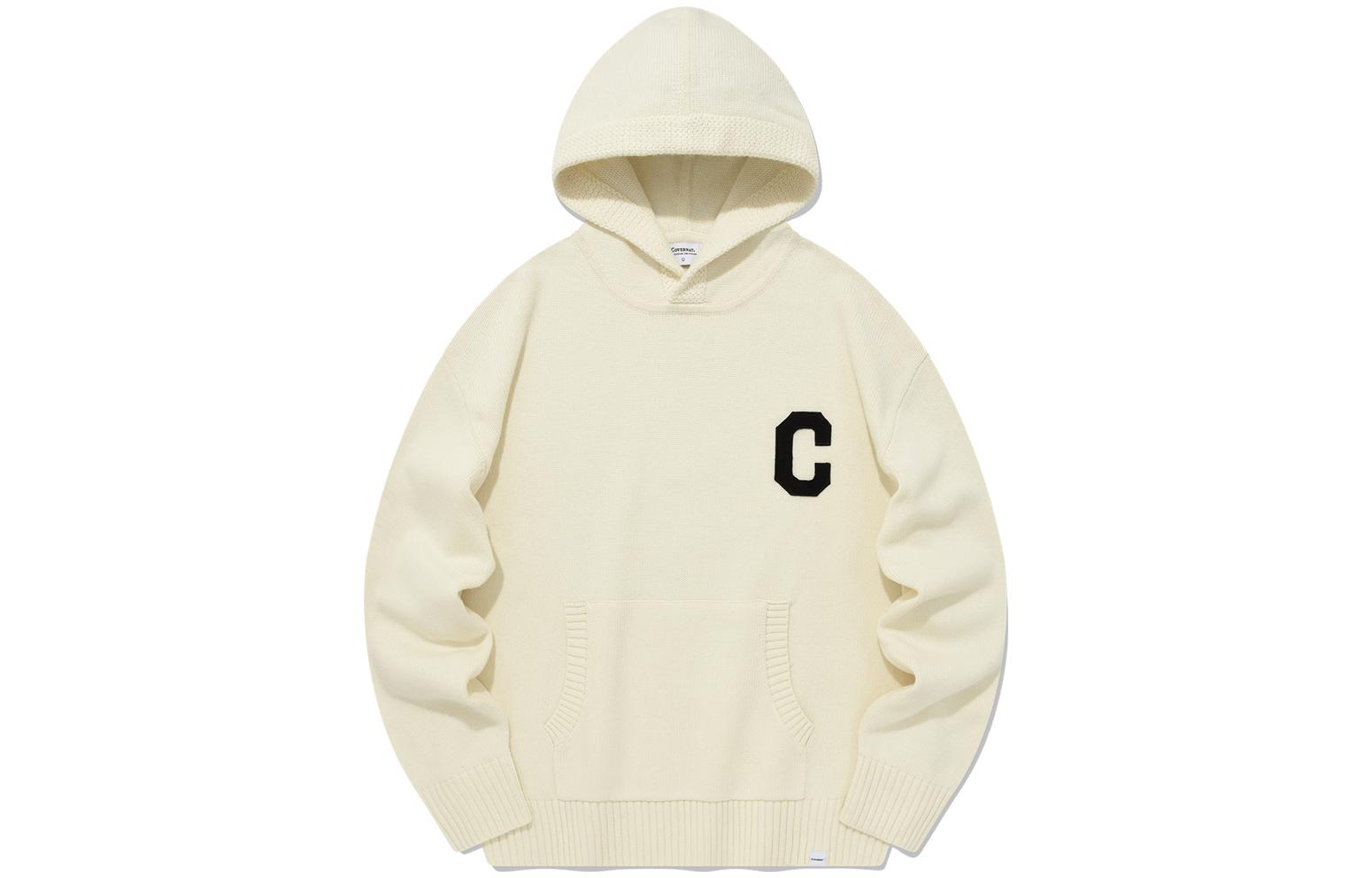 COVERNAT Unisex Logo Hoodie Casual Sweatshirt CO2303KT14IV