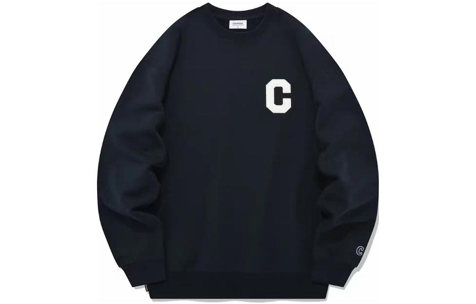 COVERNAT Unisex Pullover Crewneck Sweatshirt Black CO2303CR01BK