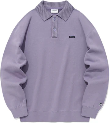 COVERNAT 男女款紫色純色寬鬆落肩長袖衛衣 CO2303CR12LV Buy COVERNAT 男女款紫色純色寬鬆落肩長袖衛衣 CO2303CR12LV