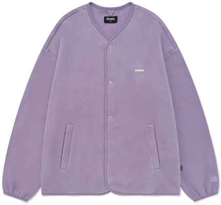 COVERNAT 男女款純色V領寬鬆外套 紫色 CO2303JK14LV Buy COVERNAT 男女款純色V領寬鬆外套 紫色 CO2303JK14LV