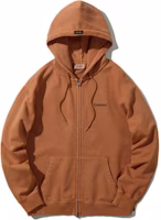 COVERNAT Unisex Zip-Up Hoodie Orange CO2003HZ05OR COVERNAT Unisex Zip-Up Hoodie Orange CO2003HZ05OR