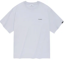 COVERNAT Washed Retro Oversized Basic Cotton T-Shirt - Light Blue (Unisex). CO2402ST39LB COVERNAT Washed Retro Oversized Basic Cotton T-Shirt - Light Blue (Unisex). CO2402ST39LB