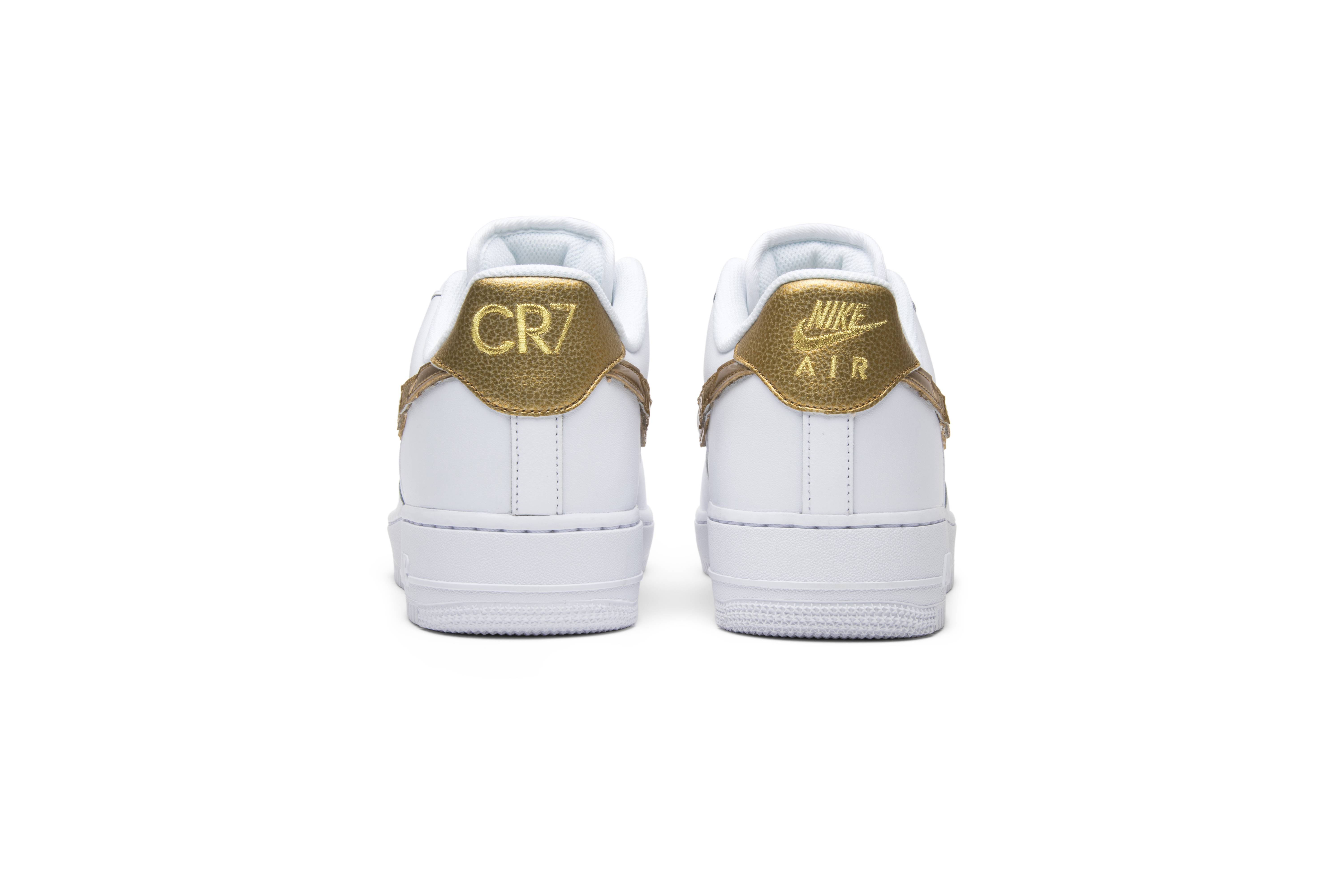 Details for CR7 x Nike Air Force 1 低筒『金色拼接』AQ0666-100