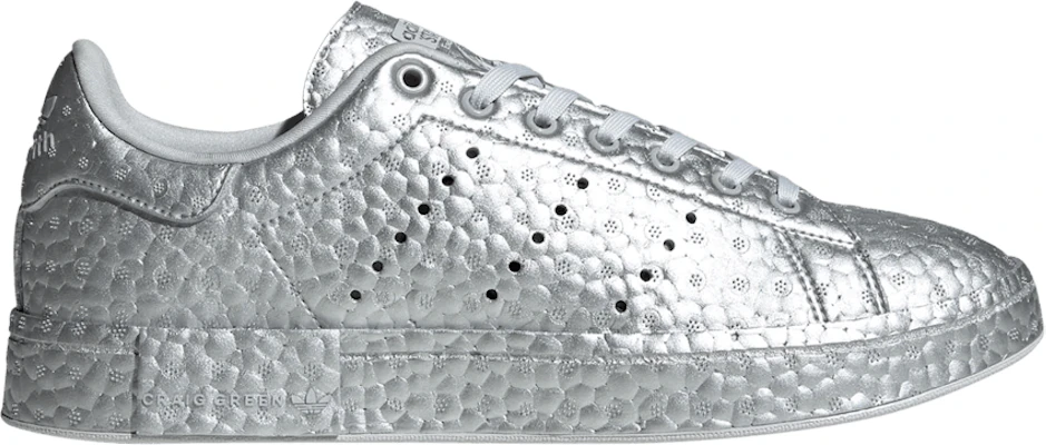 Adidas stan smith clearance boost metallic silver