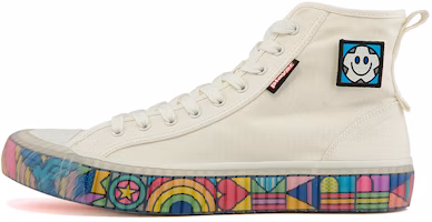 Kappa Craig&Karl x High-Top Canvas 'Beige Rainbow' K0BX5VS17D-012A Kappa Craig&Karl x High-Top Canvas 'Beige Rainbow' K0BX5VS17D-012A