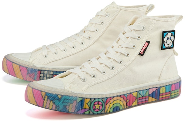 Kappa Craig&Karl x High-Top Kanvas 'Beige Pelangi' K0BX5VS17D-012A Shop Kappa Craig&Karl x High-Top Kanvas 'Beige Pelangi' K0BX5VS17D-012A