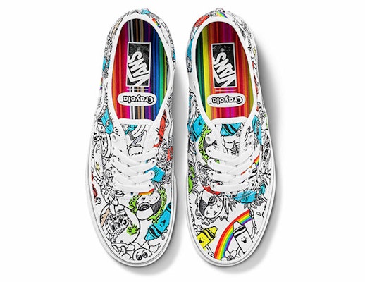 Crayola 與 Vans 聯名款 'Mult' VN0A5KRDARE Lookbook Crayola 與 Vans 聯名款 'Mult' VN0A5KRDARE