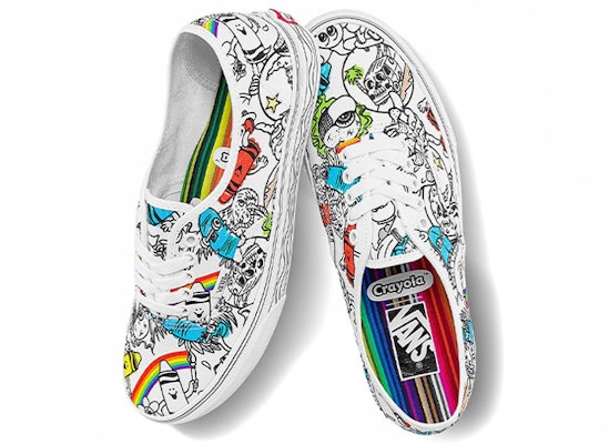 Crayola 與 Vans 聯名款 'Mult' VN0A5KRDARE Shop Crayola 與 Vans 聯名款 'Mult' VN0A5KRDARE