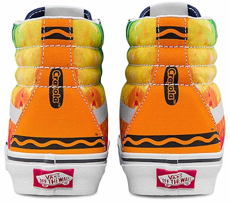 Crayola x Vans Sk8-Hi 'Mashup Melt' Sneaker Kolaborasi Keren VN0A5JMJARS Details for Crayola x Vans Sk8-Hi 'Mashup Melt' Sneaker Kolaborasi Keren VN0A5JMJARS