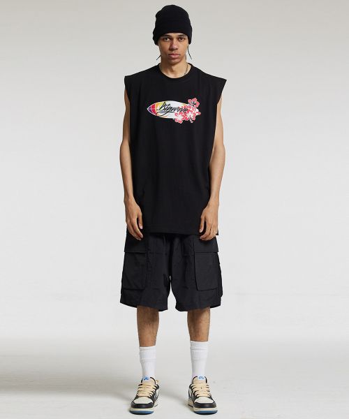 Order CREAM SODA LAB Bermuda Cargo String Shorts Black CFZZ81S003