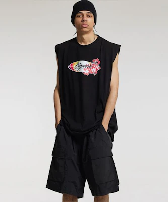 CREAM SODA LAB Bermuda Cargo String Shorts Black CFZZ81S003 Lookbook CREAM SODA LAB Bermuda Cargo String Shorts Black CFZZ81S003