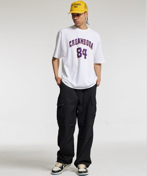 Lookbook Cream Soda Lab CRSDL Parachute Cargo Banding Pants Black CFZZ80P001