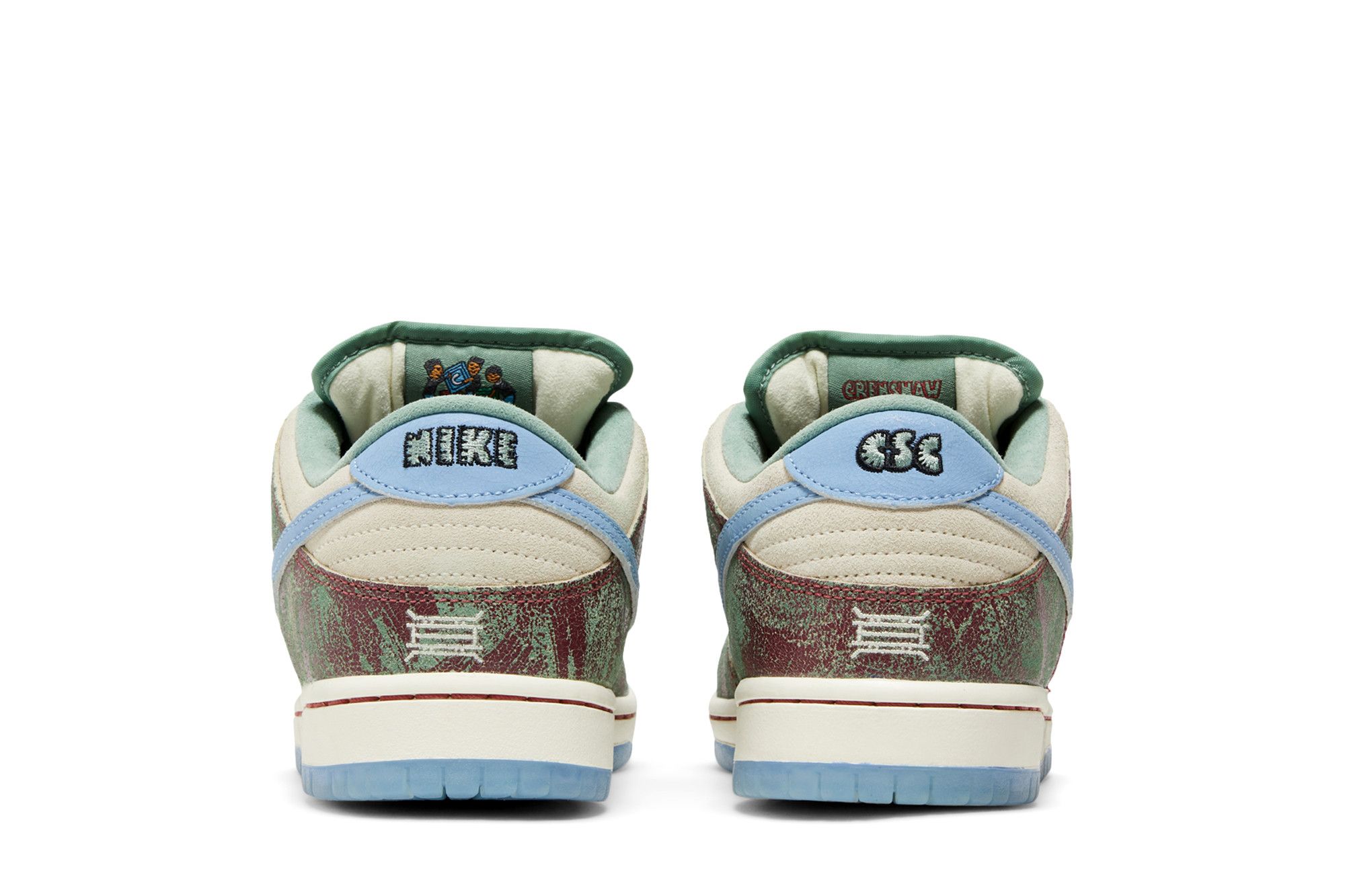 Sizing Crenshaw Skate Club x Nike Dunk Low SB 'Multi' FN4193-100