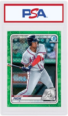 Cristian Pache 2020 Bowman Chrome X Green X-Fractor /31 #BCP-201 Buy Cristian Pache 2020 Bowman Chrome X Green X-Fractor /31 #BCP-201