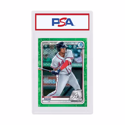 Cristian Pache 2020 Bowman Chrome X Green X-Fractor /31 #BCP-201