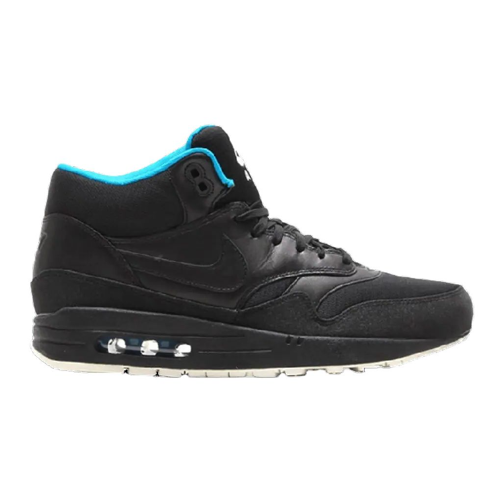 Cristiano Ronaldo Nike Air Max 1 Mid FB 'Black Neo Turquoise' 圖 2