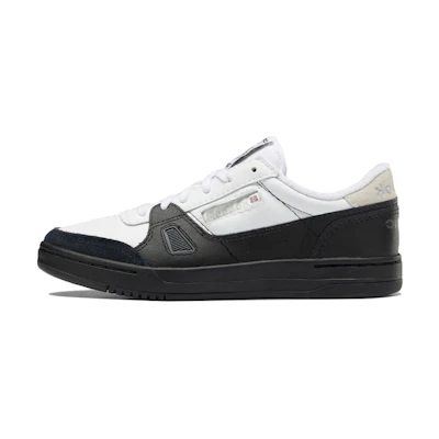 Reebok LT Court Cozy Wear-resistant Skateboarding Shoes Unisex White Black