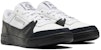 Kasut Skateboarding Tahan Aus Reebok LT Court Cozy Unisex Putih Hitam HP5361