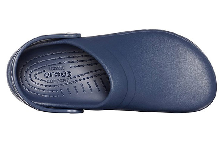 Shop Crocs 2 Flat Deep Blue Sandals 205619-410