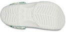 Sizing Crocs 4 Printing Kasut Sandal Sukan Pantai Putih Hijau 'White Green' 206230-1C8