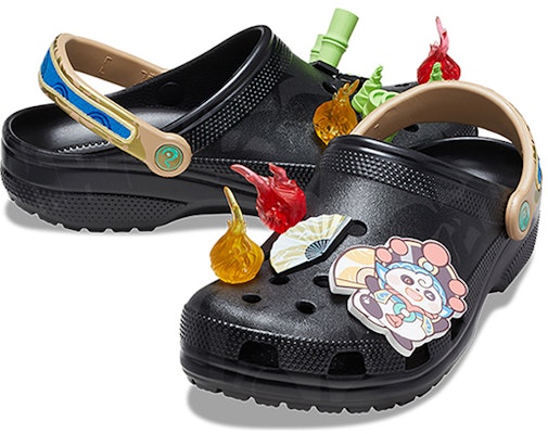 王者榮耀 x Crocs卡駱馳 Classic Clog 聯名款運動涼鞋 男女同款 黑色 胖達榮榮 夢奇典藏版 Purchase 王者榮耀 x Crocs卡駱馳 Classic Clog 聯名款運動涼鞋 男女同款 黑色 胖達榮榮 夢奇典藏版